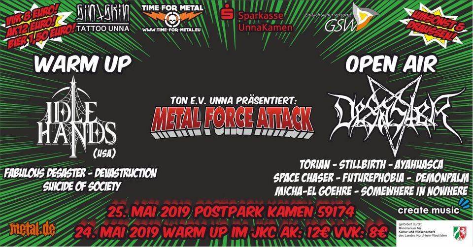 Metal Force Attack Flyer